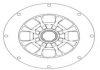 MERCE 0002501606 Torsion Damper, clutch